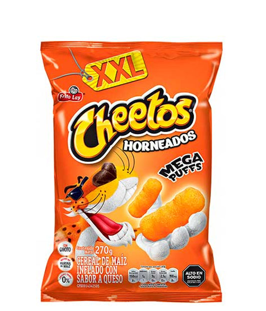 Frito Lay Cheetos Horneados Mega Puffs XXL 270g