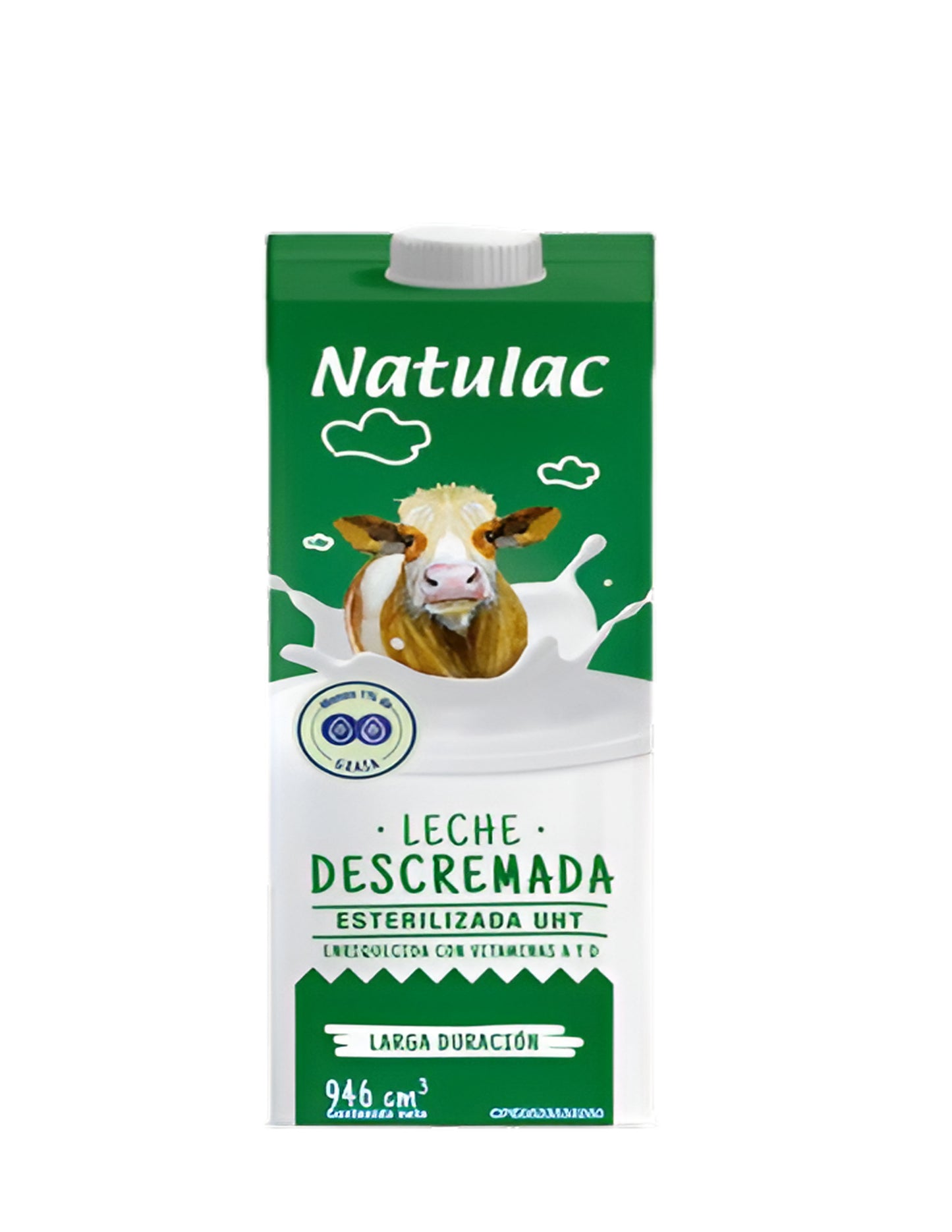 Natulac Leche Descremada Larga Duración 946 ml