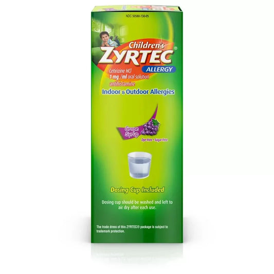 Childrens Zyrtec Allergy Buble gum (chicle)