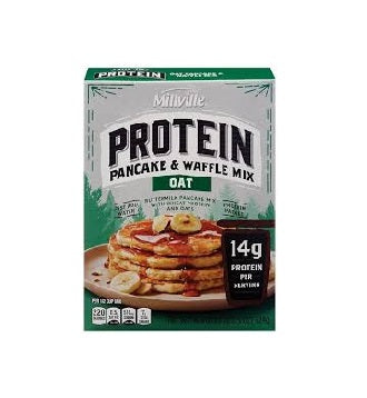 Millville Protein  mezcla para panqueques y Waffle 524 g