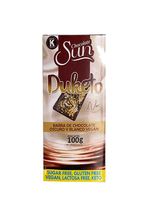 Sun Chocolate Duketo 70% Cacao Gluten Free - Sugar Free 100 gr