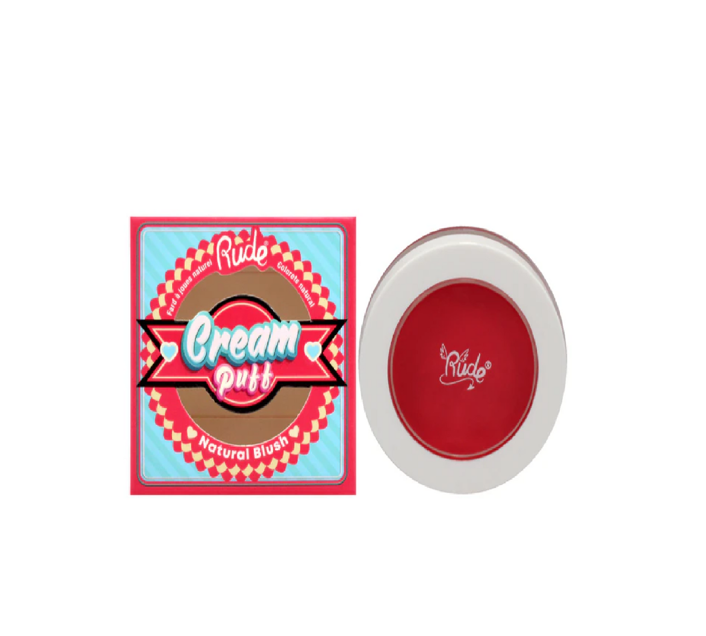 Rude Cream Puff Natural Blush - Rubor en crema Cake Pop 21041 6g