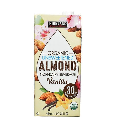 Kirkland leche Orgánica  Almendras vainilla  946 ml