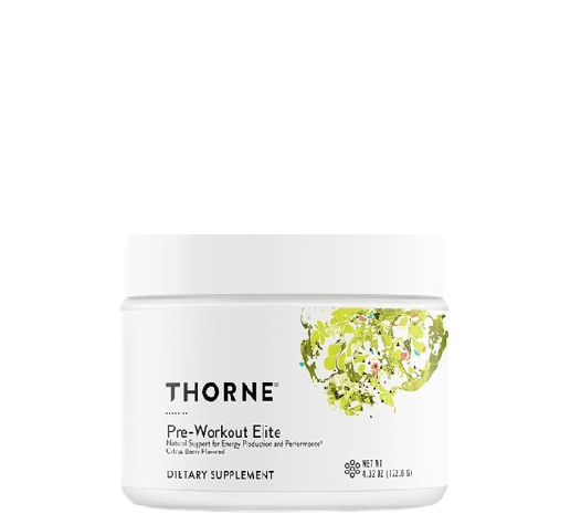 Thorne Pre-Workout Elite Dietary Supplement - Suplemento dietético Elite previo al entrenamiento 122.6 g