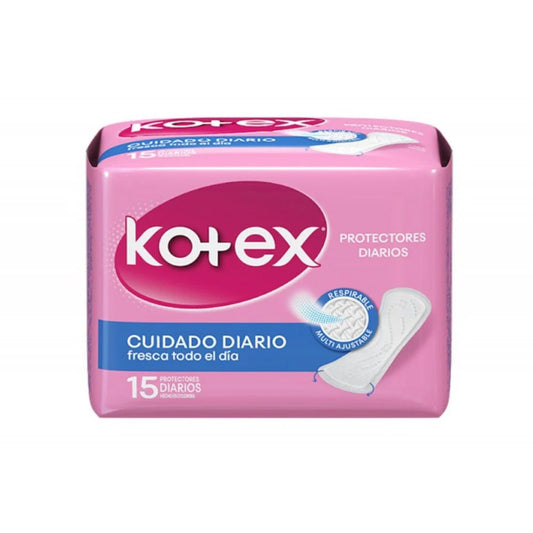 Kotex Protectores Diarios 15 Protectores Diarios