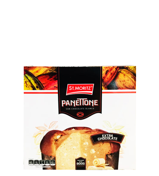 St. Moritz Panettone con chocolate blanco 800g