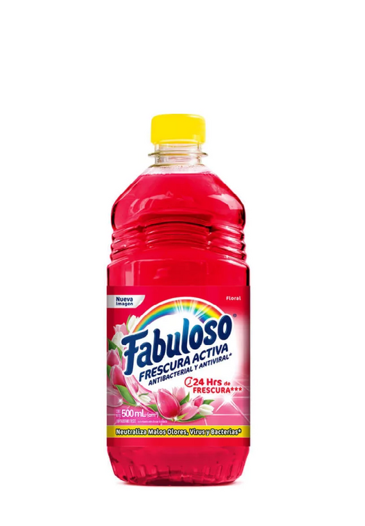 Fabuloso Antibacterial Y Antiviral Floral 500ml