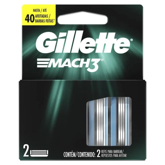 Gillette Mach3 (2 cartuchos)