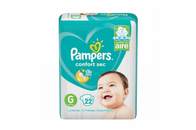 Pañales Pampers  confort sec-Talla G