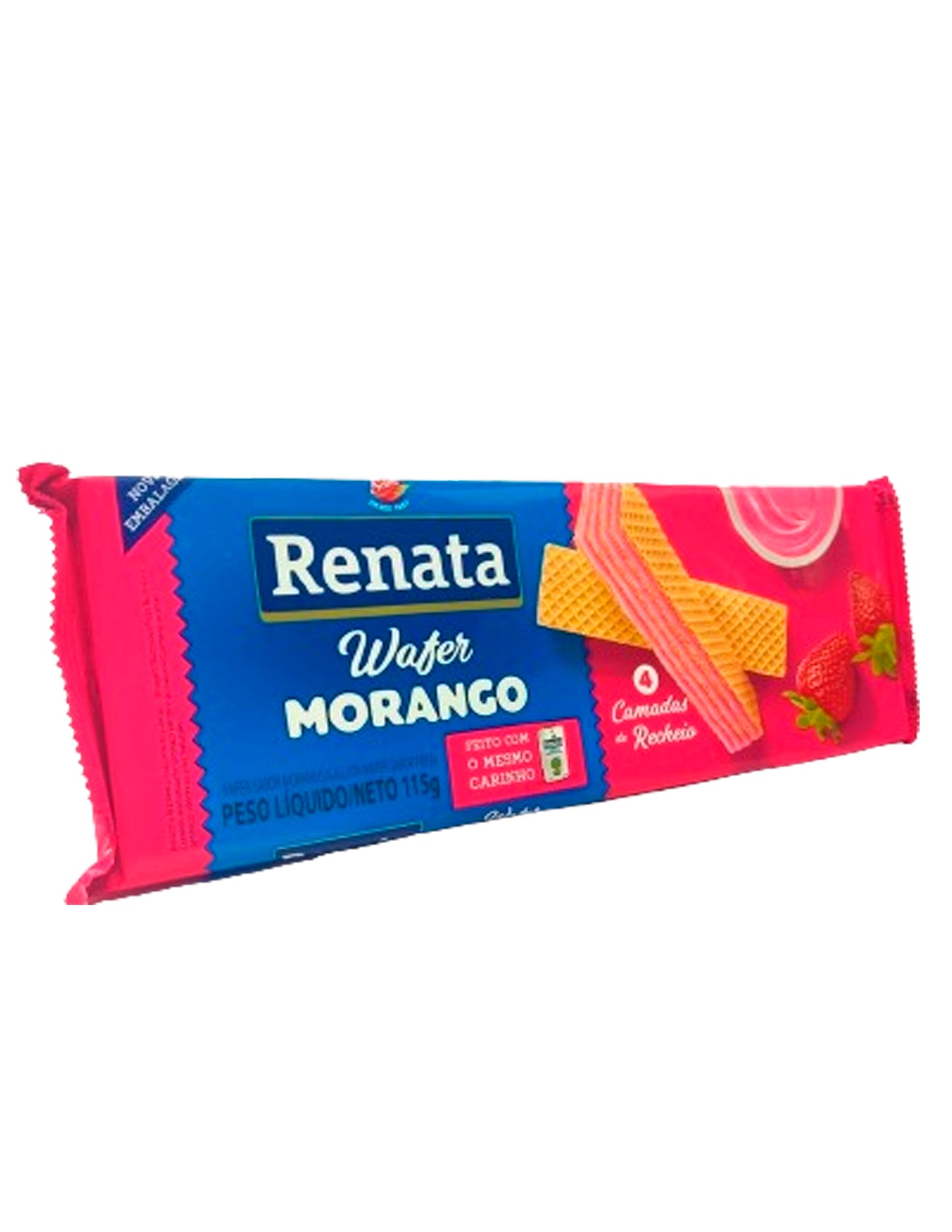 Renata Wafle con sabor a Fresa - 4 capas de relleno