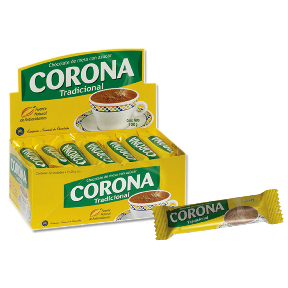 COMPAÑIA NACIONAL DE CHOCOLATES S.A.S CHOCOLATE CORONA TRADICIONAL 25G