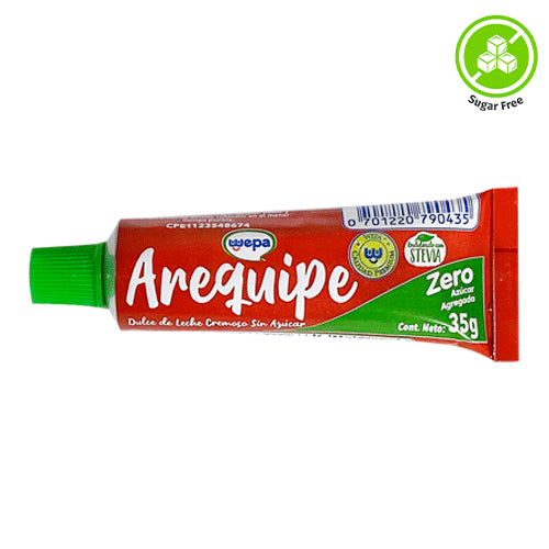 Wepa Arequipe Dulce De Leche Cremoso Sin Azucar 35g