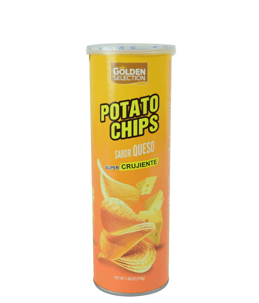 Golden Selection Potato Chips Sabor Queso Super Crujiente 110g