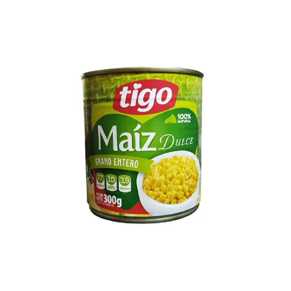 Tigo Maíz Dulce Grano Entero 300g