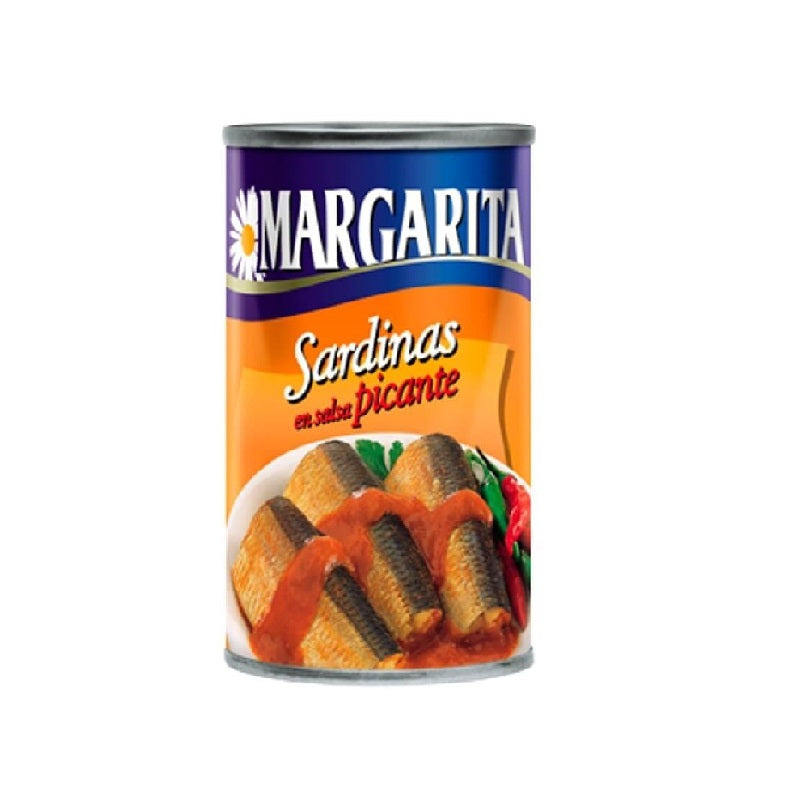 Margarita Sardinas en salsa picante Peso neto: 170g