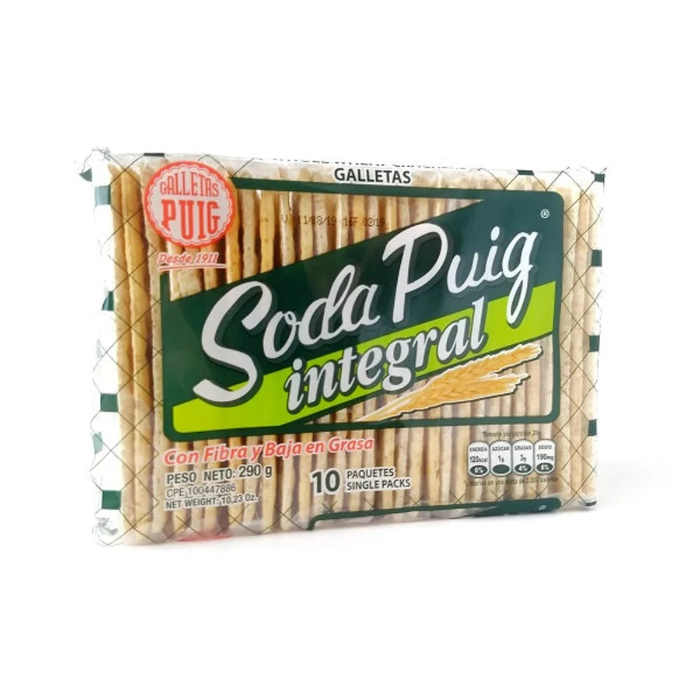 Galletas Puig Soda Puig integral 290g