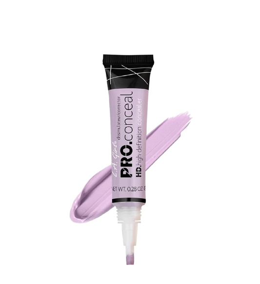 L.A. Girl PRO.conceal HD.high-definition concealer GC993 Lavender Corrector Neutraliza tonos amarillos 8g