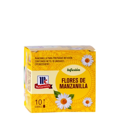 McCormick Infusion Flores Manzanilla 10 Sobres