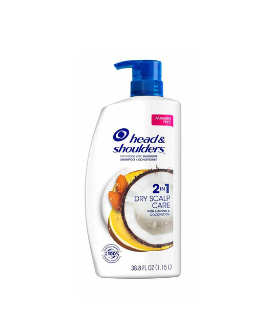 Head & Shoulders Shampoo + Aconditioner  Whit Almond & Coconut Oil2 in 1 .15lt