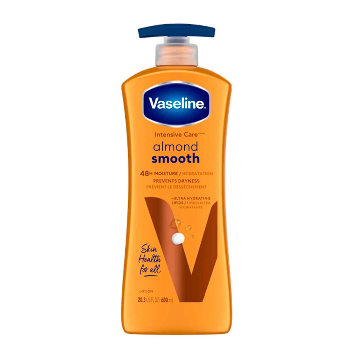 Vaseline Intensive Care Loción Corporal Suave de Almendras para pieles secas con hidratación