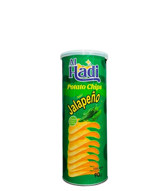 Al Hadi Potato Chips Sabor Jalapeño 90g