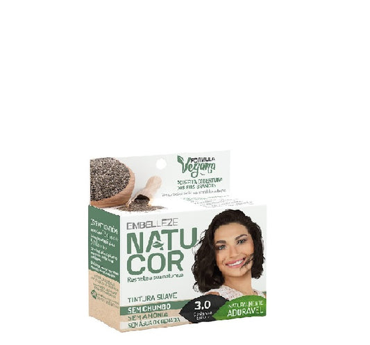 Embelleze Natucor Tinte Vegano 3.0 Castanho Escuro - Castaño oscuro