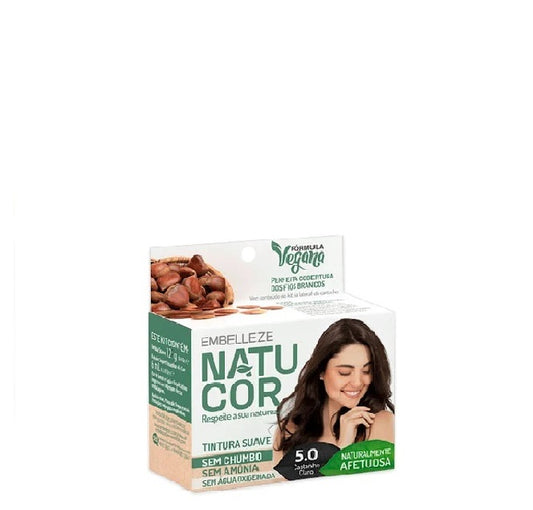 Embelleze Natucor Tinte Vegano 5.0 Castanho Claro - Castaño claro