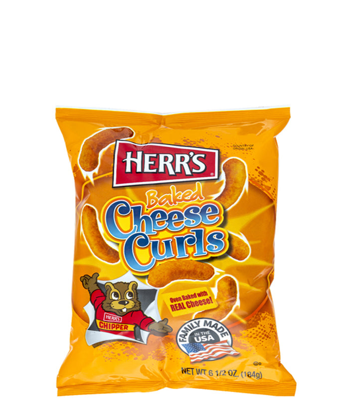 Herr's Baked Chesse Curls Sabor A Queso 184g