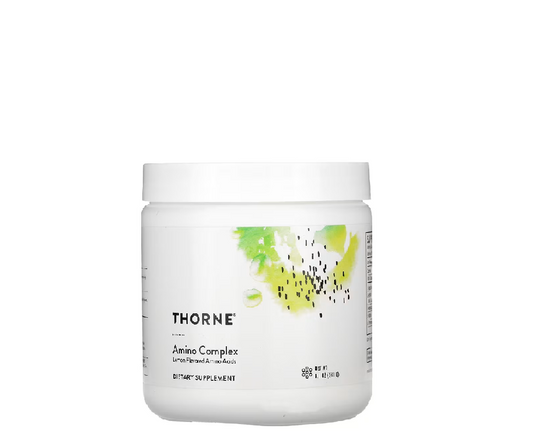 Thorne Amino Complex Lemon Flavored Amino Acids Dietary Supplement - Suplemento dietético de aminoácidos con sabor a limón 231 g