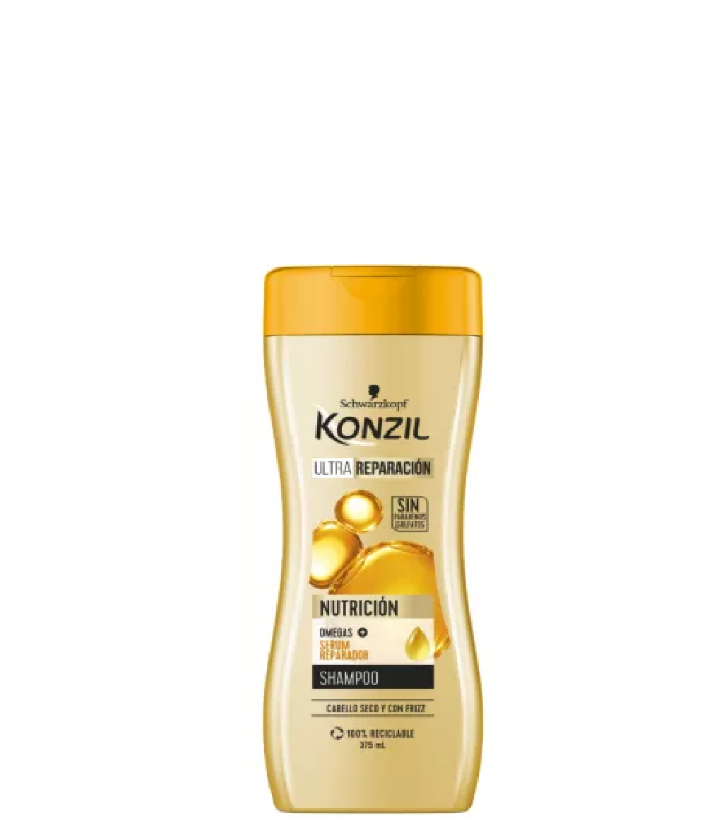Schwarzkopf Konzil Shampoo Nutrición Para Cabello Seco Y Con Frizz 340ml